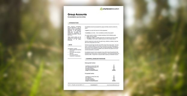 Guide to Consolidation Journal Entries