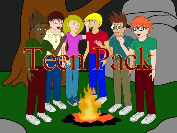 M1 Teen Pack for Moho and Anime Studio