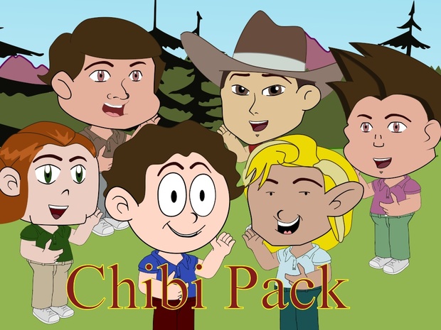 M1 Chibi Pack for Moho and Anime Studio