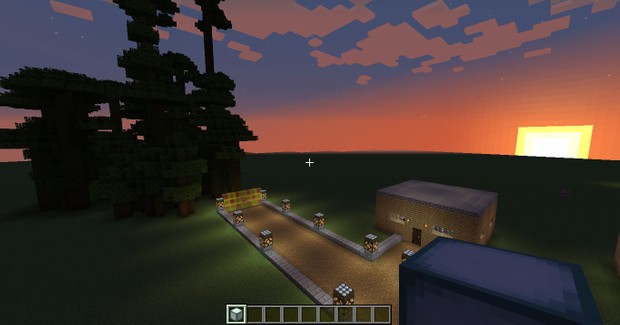 Minecraft Sunset Indust We Trust