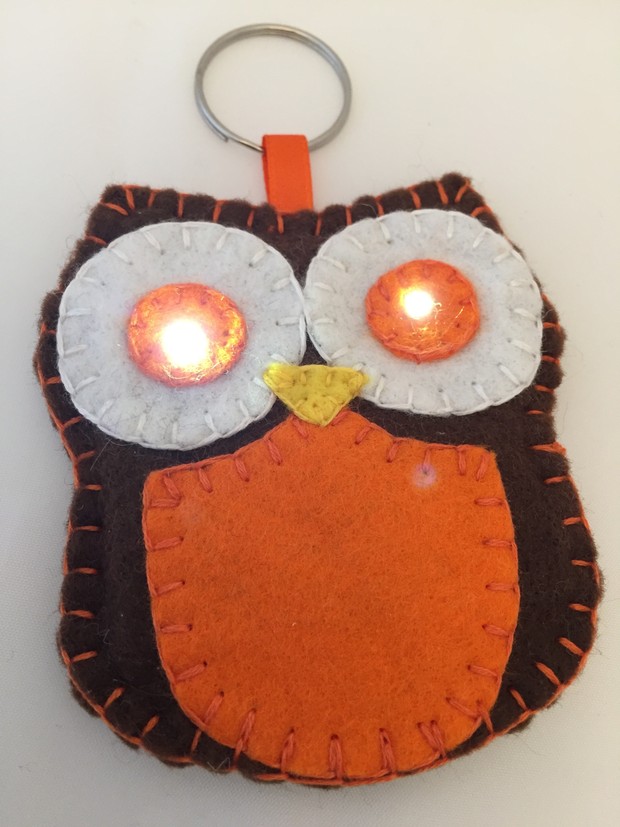 Owl Fabric Torch Instructions