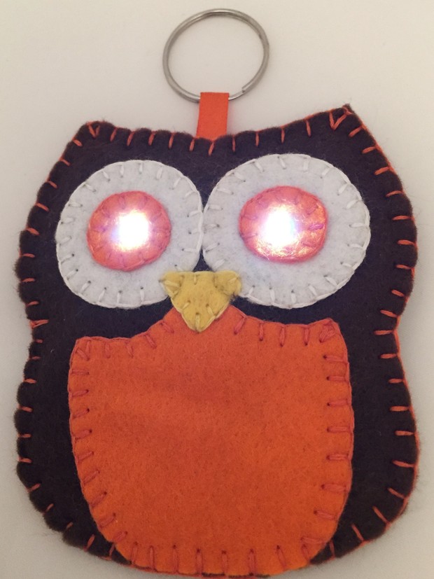 Owl Fabric Torch Instructions