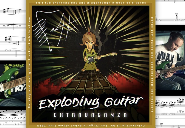 Mr. Fastfinger: Exploding Guitar Extravaganza (audio video tab -package)