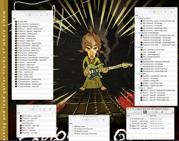 Mr. Fastfinger: Exploding Guitar Extravaganza (audio video tab -package)