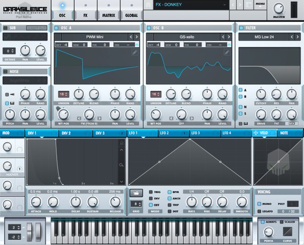 Dark Silence Sound Design ALPHA V1 BLUE XFER SERUM SKIN