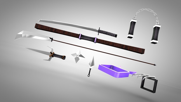 Ninja C4D Model Pack - Jays