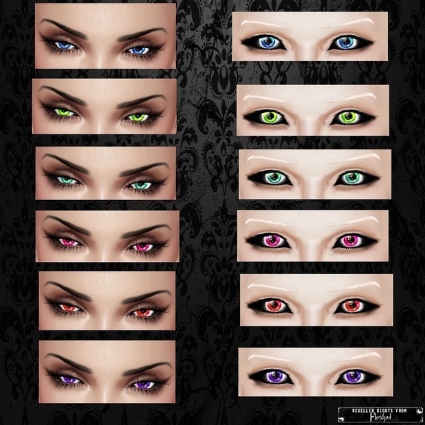 Eyes 03 / PSD & PNG.
