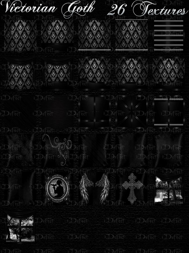 Victorian Goth Room Texture