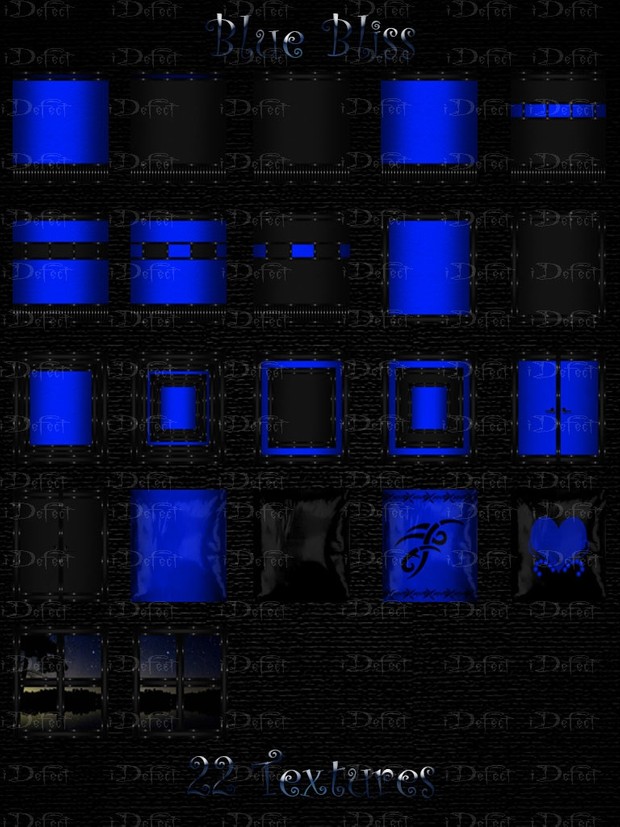 Blue Bliss Room Texture