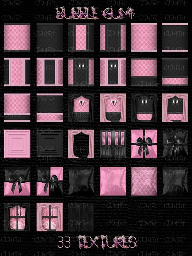 Bubble Gum Room Texture