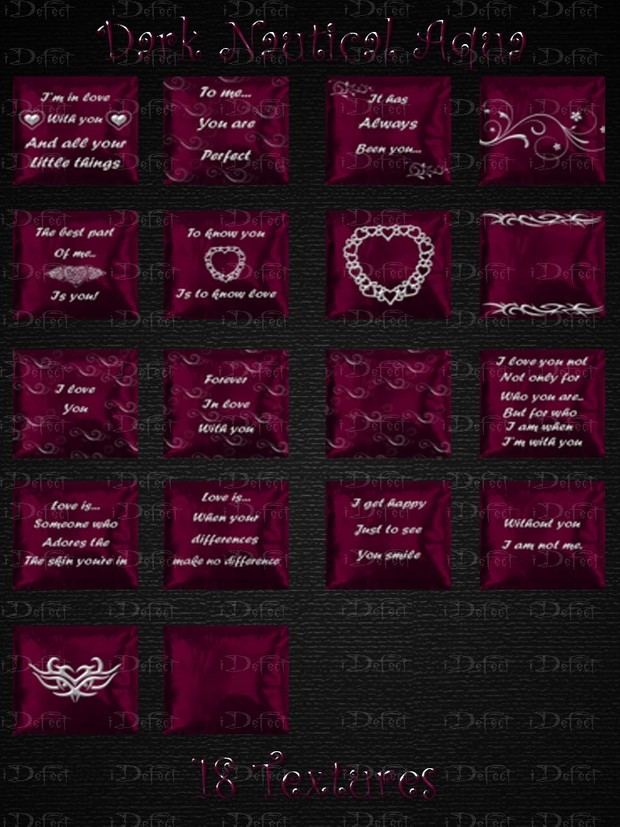 Dark Pink Beloved Pillows