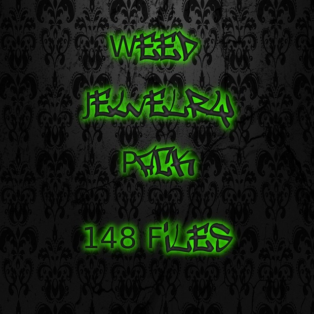 Big Weed Jewelry Pack! For Male and Female - W/Resell Rights