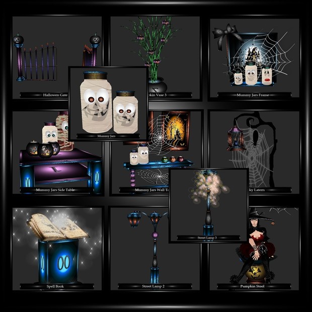 60 Halloween Mesh Pack!