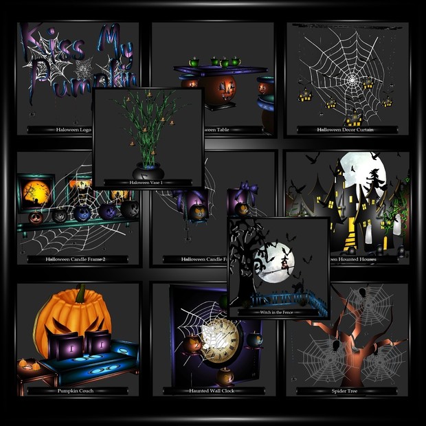 60 Halloween Mesh Pack!