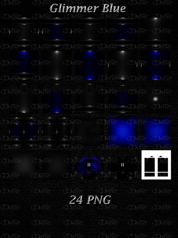 Glimmer Blue Room Texture