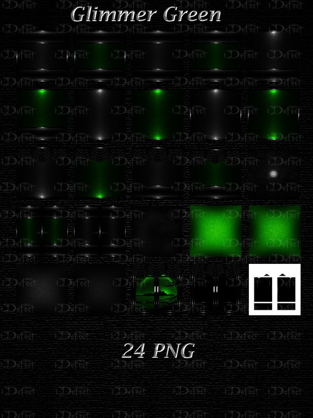 Glimmer Green Room Texture