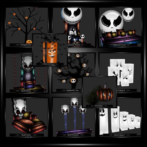 60 Halloween Mesh Pack!
