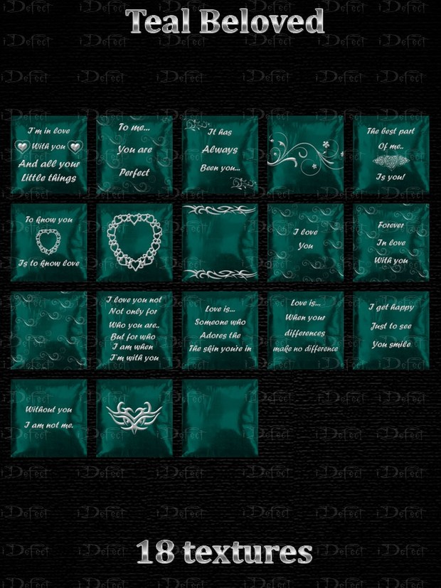 Teal Beloved Pillows