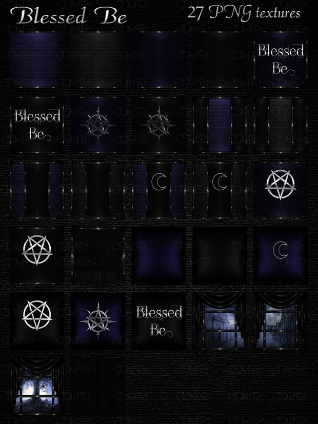 Blessed Be Room Texture