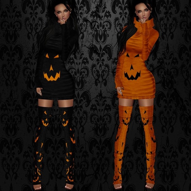 Sweet Halloween Dress Set