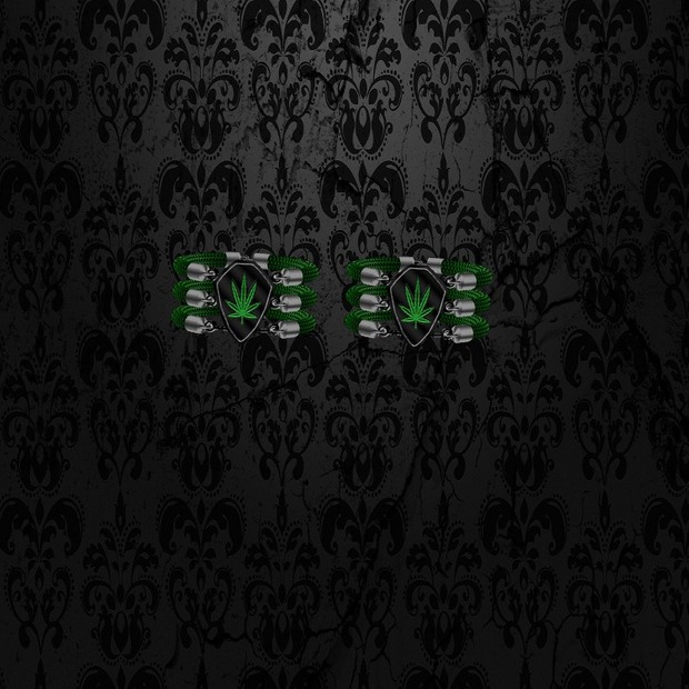 Female Black Weed Bracelet - W/Resell Rights