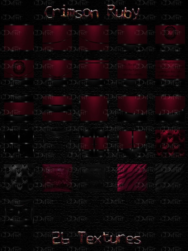 Crimson Ruby Room Texture