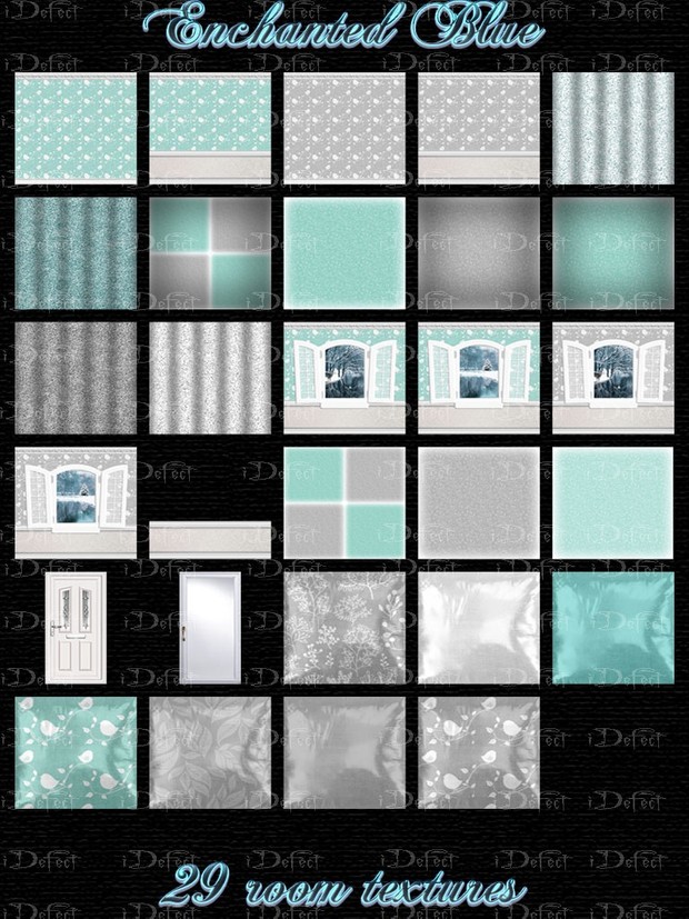 Enchanted Blue Room Texture