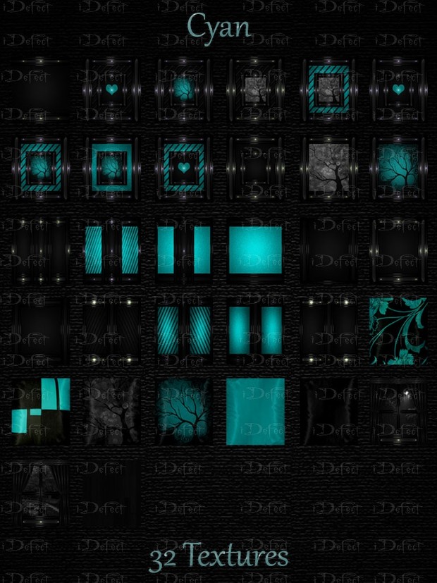 Cyan Room Texture