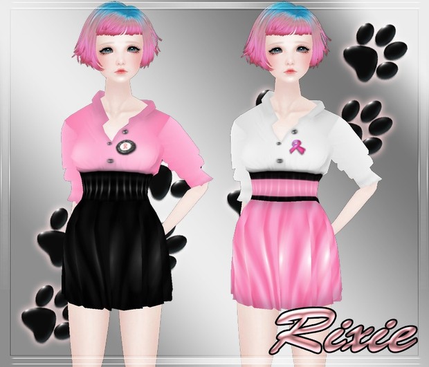 Breast Cancer Dress Set. Only to 3 ppl 0/3 W/Resell Rights