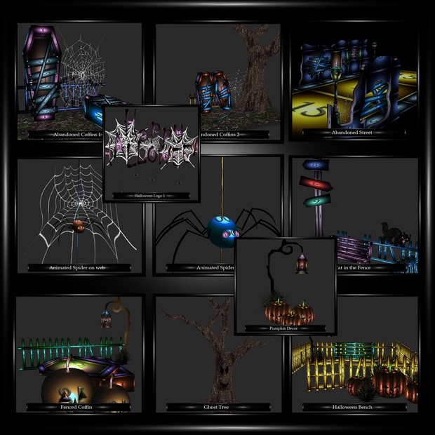 60 Halloween Mesh Pack!