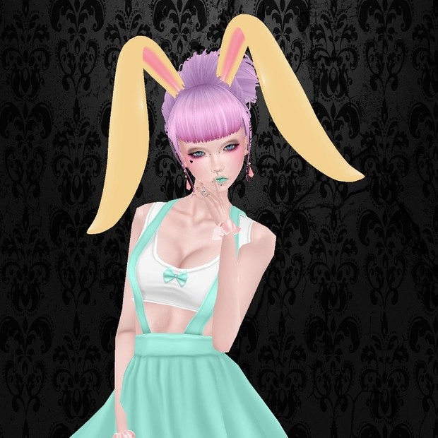 Cute Bunny Ears / PNG.