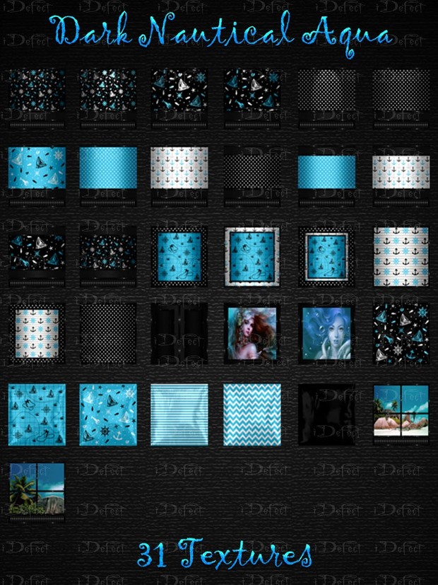 Dark Nautical-Aqua Room Texture