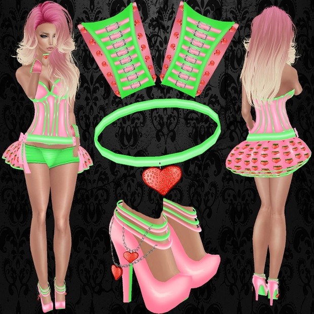 Strawberry Pvc Set - Exclusive Files - W/Resell Rights / PNG.