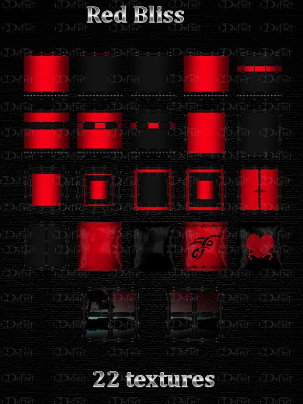 Red Bliss Room Texture