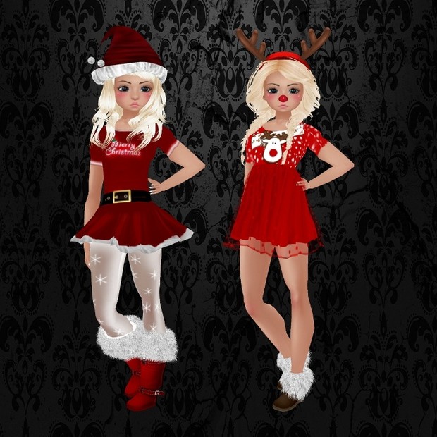 2 Cute Kids Christmas Outfits