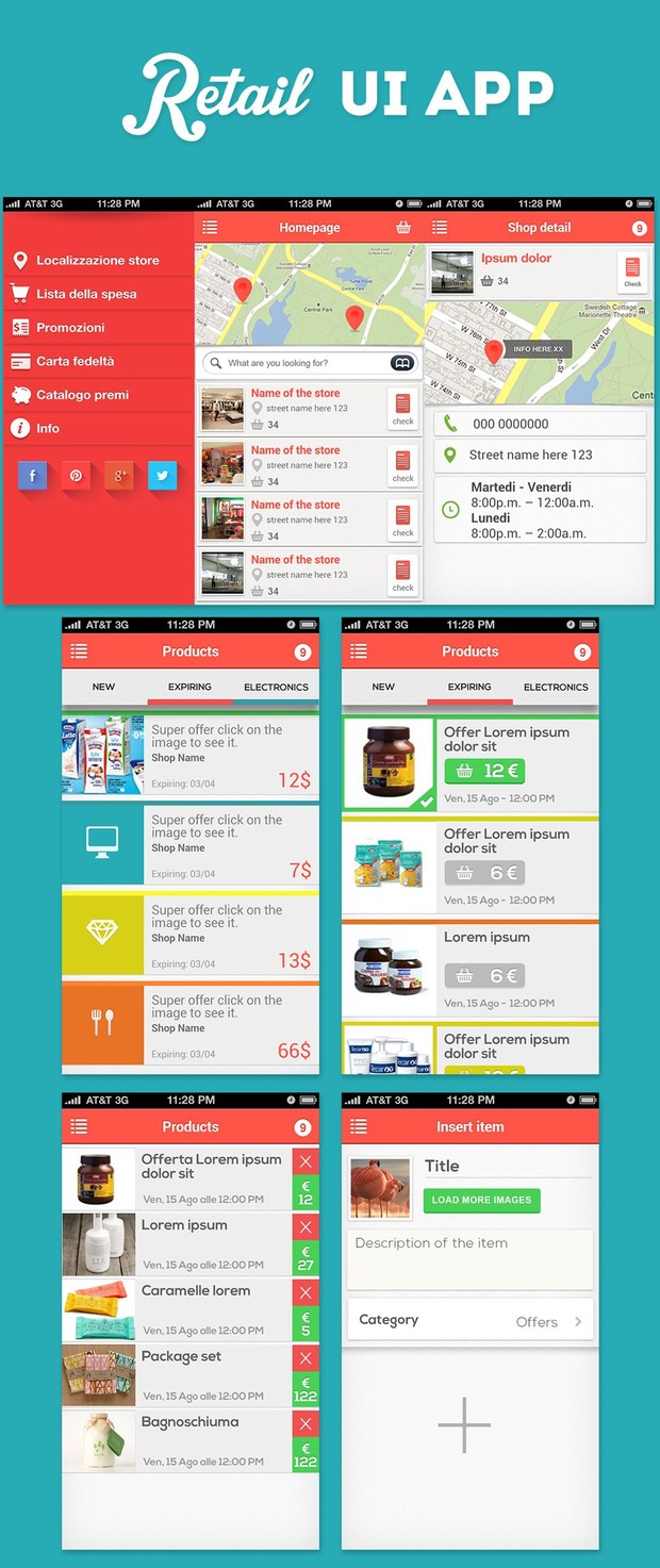 Retail App Ui design