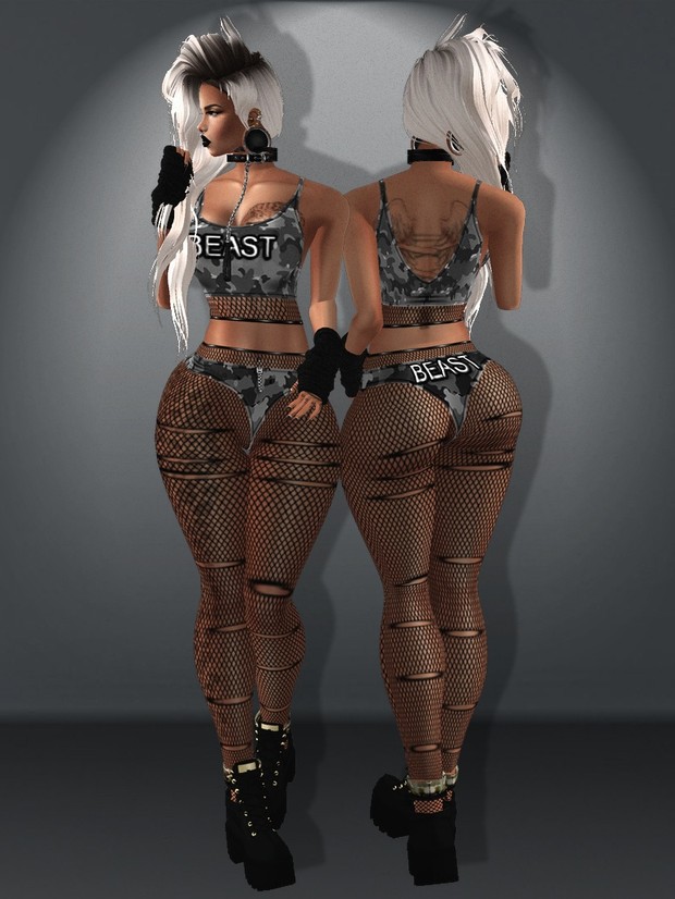 .:Beast Top and Pantie:.