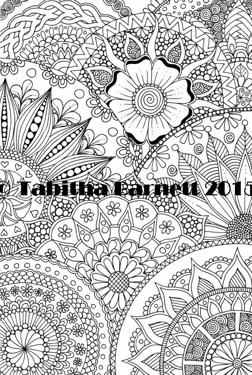 All about Mandalas Coloring Page