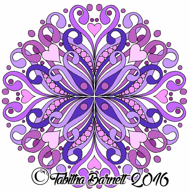 Tangled Mandalas Adult Coloring Pack (7 designs to color)