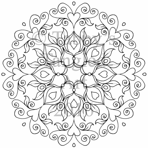 Floral Mandalas Coloring Pages (10 mandalas PDF)