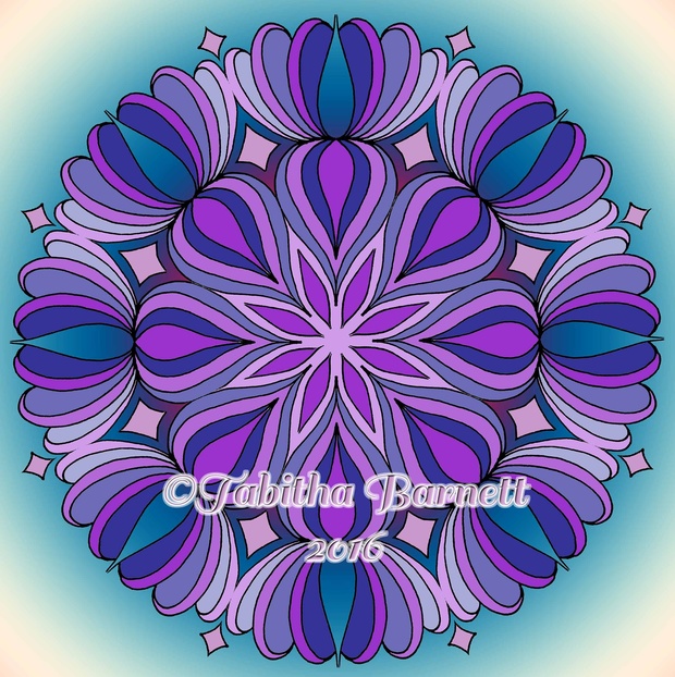 Tangled Mandalas Adult Coloring Pack #2 (8 designs to color)