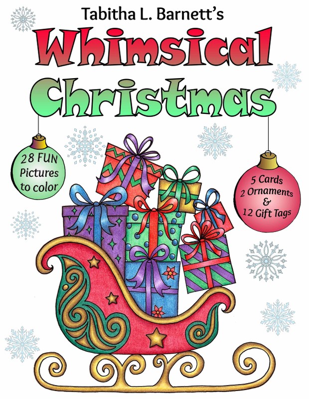Whimsical Christmas Adult Coloring BOOK PDF