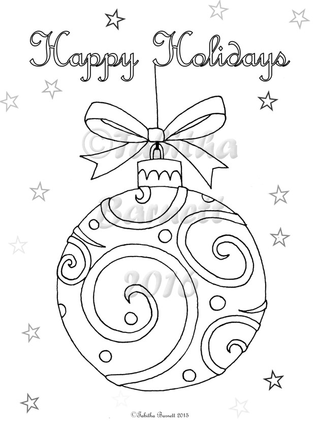 Merry Christmas Coloring Pages PDF