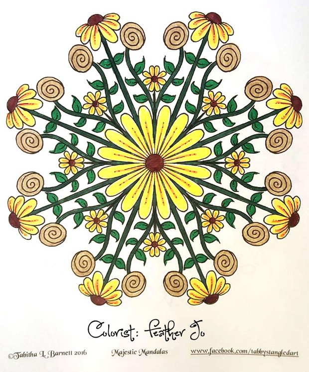 Floral Mandalas Coloring Pages #2 (10 NEW mandalas PDF)
