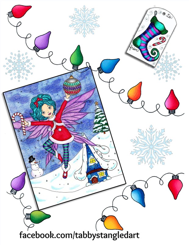 Whimsical Christmas Adult Coloring BOOK PDF