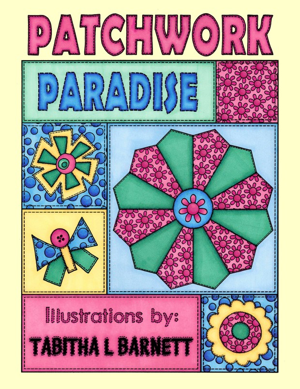 Patchwork Paradise Adult Coloring Book PDF