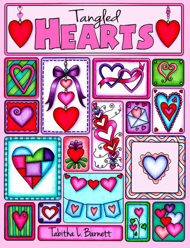 Tangled Hearts Adult Coloring Book PDF