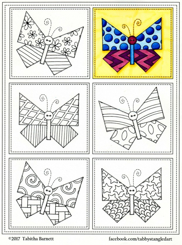Patchwork Paradise Adult Coloring Book PDF