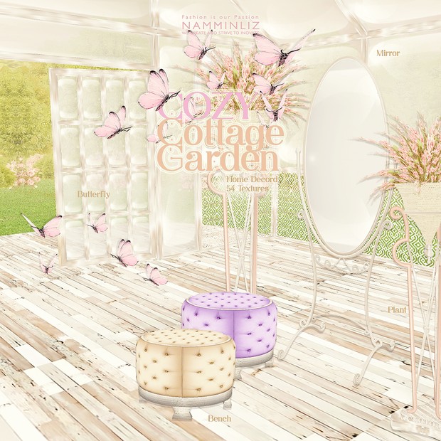 CozyGarden Home Decor 54 Textures (only 4 piece available)