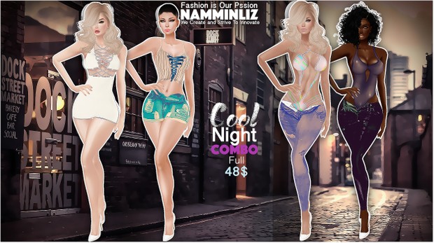 Cool Night combo2 •Two Outfits DVX All Sizes